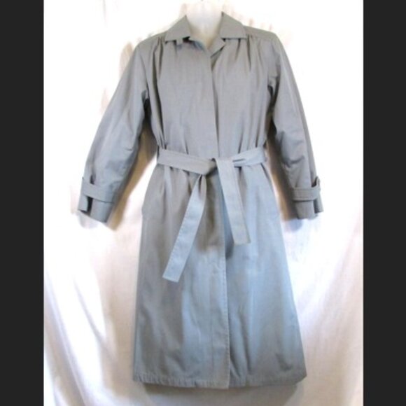 VINTAGE Early 1970s London Fog Maincoats Trench Coat Size 10 - Picture 1 of 9